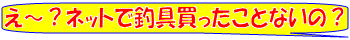 ネットで釣具